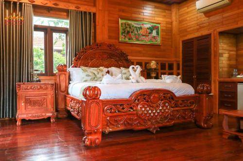 Lova arba lovos apgyvendinimo įstaigoje Phum Khmer Resort