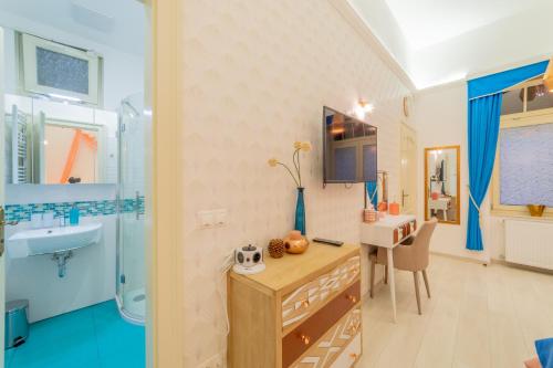 Koupelna v ubytování Urban Nest Synagouge Budapest