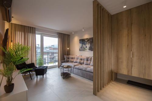 Χώρος καθιστικού στο Apartamenty Rynek w samym centrum Ustronia - Dream Apart