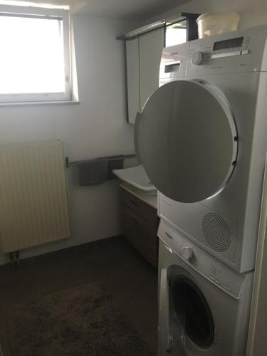 Кухня или мини-кухня в L&L Lodge Günding
