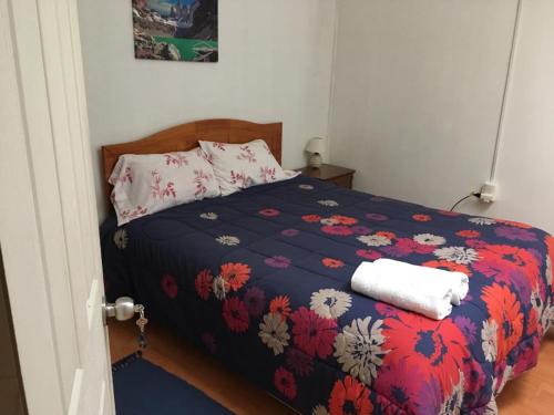 Postel nebo postele na pokoji v ubytování Aska Patagonia