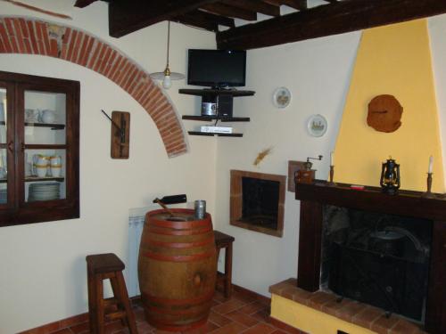 Η κουζίνα ή μικρή κουζίνα στο Bed & Breakfast Lucca Fora