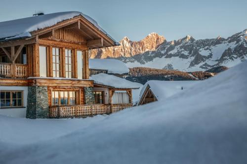 Almdorf Reiteralm in de winter