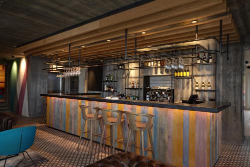 Ο χώρος του lounge ή του μπαρ στο Mývatn - Berjaya Iceland Hotels