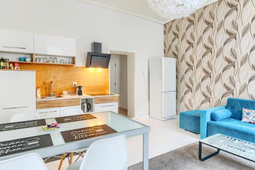 Kuchyňa alebo kuchynka v ubytovaní Apartament Miły