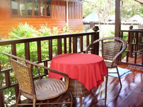 Μπαλκόνι ή βεράντα στο Baan Kong Homestay