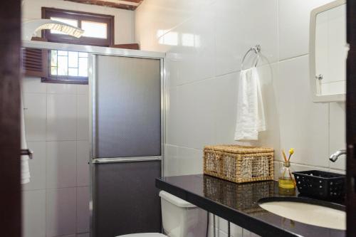 Ένα μπάνιο στο Praia Grande ES 4 QTS – 3 quadra praia/Rest. Chico