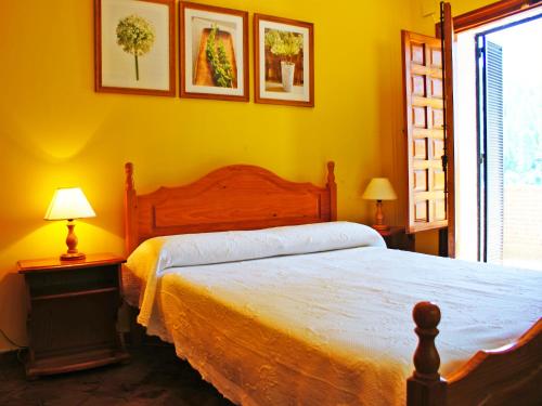 Ένα ή περισσότερα κρεβάτια σε δωμάτιο στο Casa El Prao