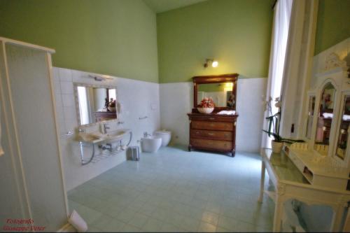 Koupelna v ubytování B&B Casa Cavalli