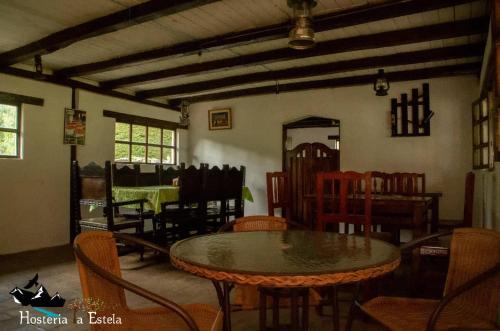 Restaurace v ubytování Hostería La Estela