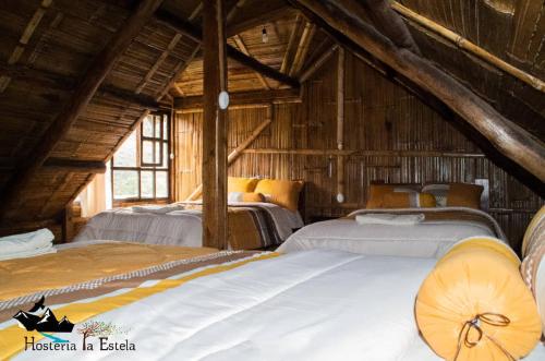 Postel nebo postele na pokoji v ubytování Hostería La Estela