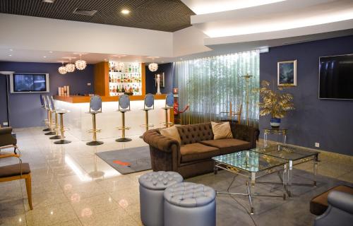 Lobbyn eller receptionsområdet på Hotel 3K Barcelona