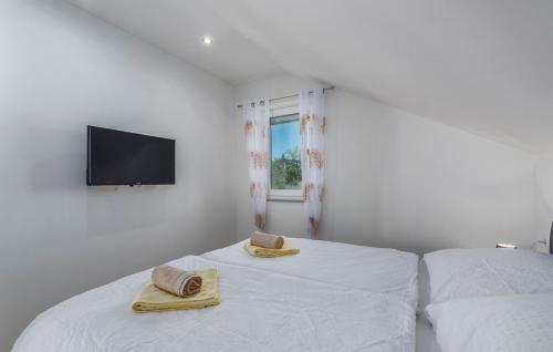 Posteľ alebo postele v izbe v ubytovaní Villa Ivda in Porec Area