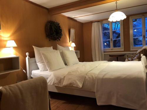 Postel nebo postele na pokoji v ubytování Apartment Ferienwohnung Otter by Interhome