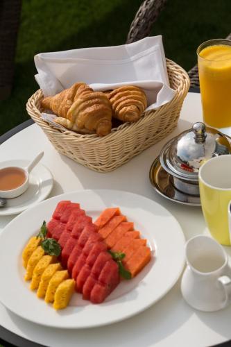 Eten bij of ergens in de buurt van het hotel

