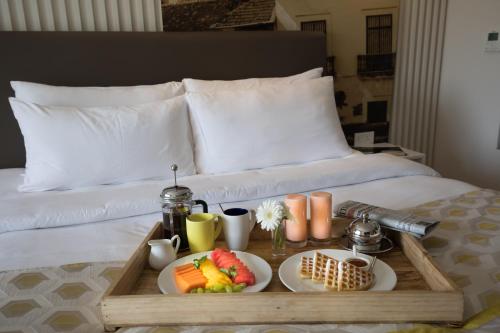 Eten bij of ergens in de buurt van het hotel

