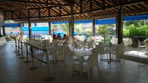 Restoranas ar kita vieta pavalgyti apgyvendinimo įstaigoje Apto Wembley Tenis Praia Toninhas Ubatuba