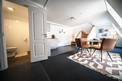 Posezení v ubytování 2 level apartments in Old Town