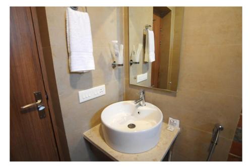 Een badkamer bij Hotel Perchwood