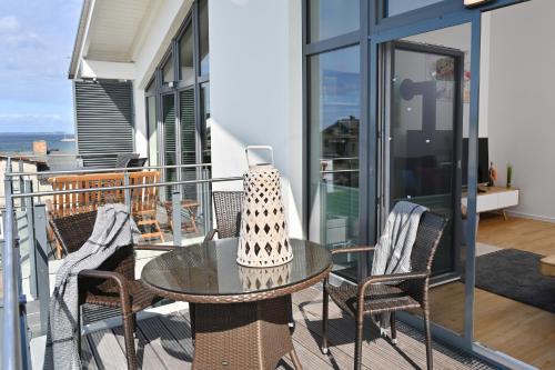 Balcone o terrazza di Heimathafen am Boddenmarkt