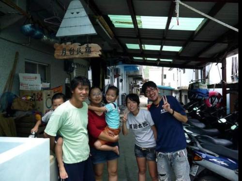 蘭嶼月台民宿の宿泊客