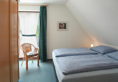 Katil atau katil-katil dalam bilik di Landhaus Stremme