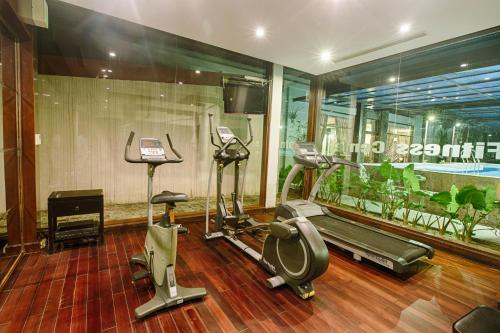 The fitness center and/or fitness facilities at Lapochine Beach Resort (formerly Ana Mandara Hue)