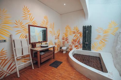 Kúpeľňa v ubytovaní Nazeki Villa
