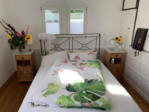 Ένα ή περισσότερα κρεβάτια σε δωμάτιο στο Buxhaus