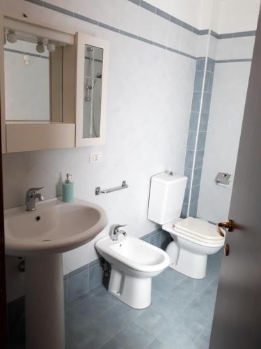 Koupelna v ubytování Casa Mia Miniapartment