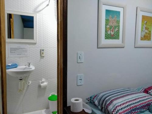 Phòng tắm tại Albergue Muzy
