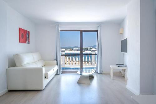 Χώρος καθιστικού στο Jacaranda Apartments & Studios