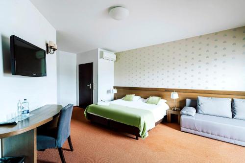 Llit o llits en una habitació de Hotel Willowa