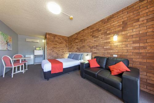 Χώρος καθιστικού στο Comfort Inn Dubbo City