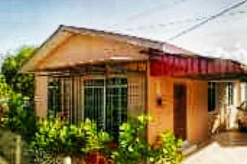 a small house with plants in front of it at HOMESTAY AQILAH PASIR PUTEH KELANTAN in Pasir Puteh
