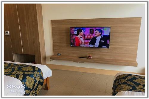 TV a/nebo společenská místnost v ubytování Mountain Sea Villa