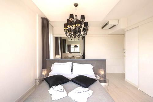 Perla Verde Hotelにあるベッド