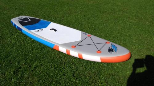a surfboard sitting on top of the grass at Haus am Trielberg in Meersburg