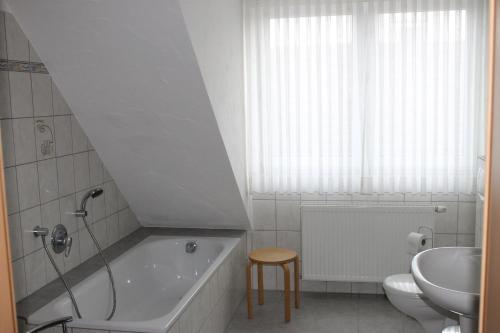 Landhotel Schnier tesisinde bir banyo