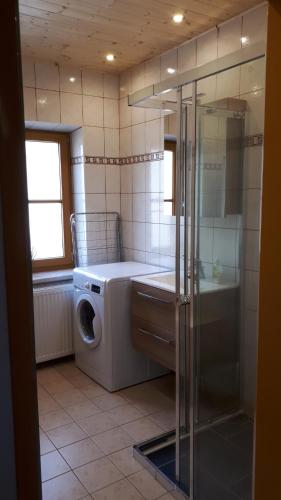 Koupelna v ubytování Ferienhaus Buxbaum
