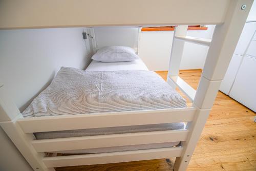 a bunk bed in a small room at Holiday Home Kerin in Cerklje ob Krki