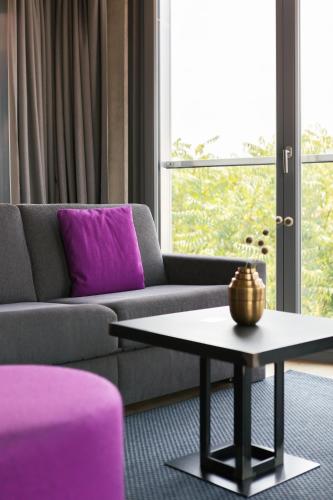 Area soggiorno di Downtown Apartments Mitte