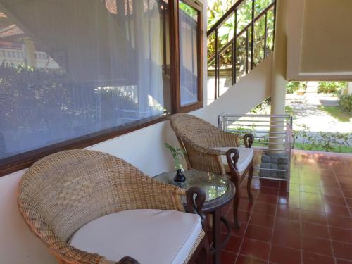 Zona de estar de Besakih Beach Hotel