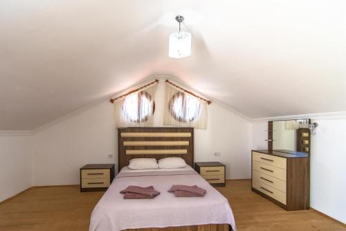 Кровать или кровати в номере Villa Ekin