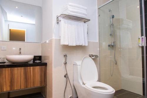 Koupelna v ubytování Imperial Regency Suites & Kuala Lumpur