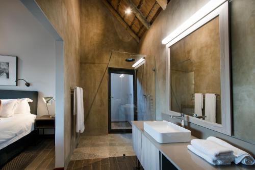 Kylpyhuone majoituspaikassa Buckler's Africa Lodge Kruger Park