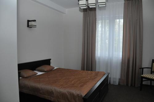 Postel nebo postele na pokoji v ubytování Villa Szamocin