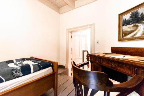 Posezení v ubytování Ferienwohnung Bispink