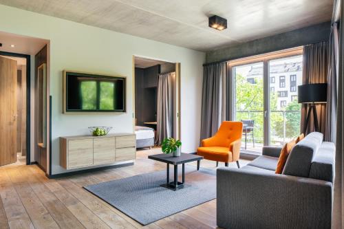Area soggiorno di Downtown Apartments Mitte