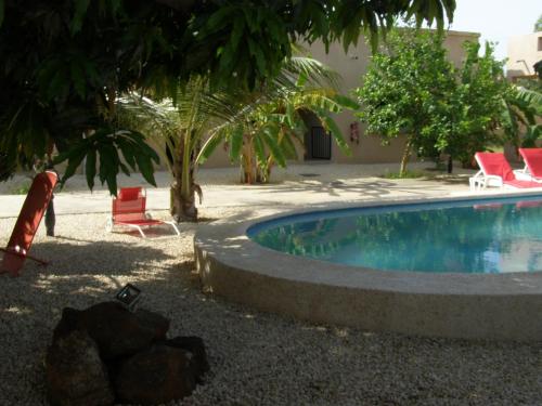Πισίνα στο ή κοντά στο Auberge Keur Ely